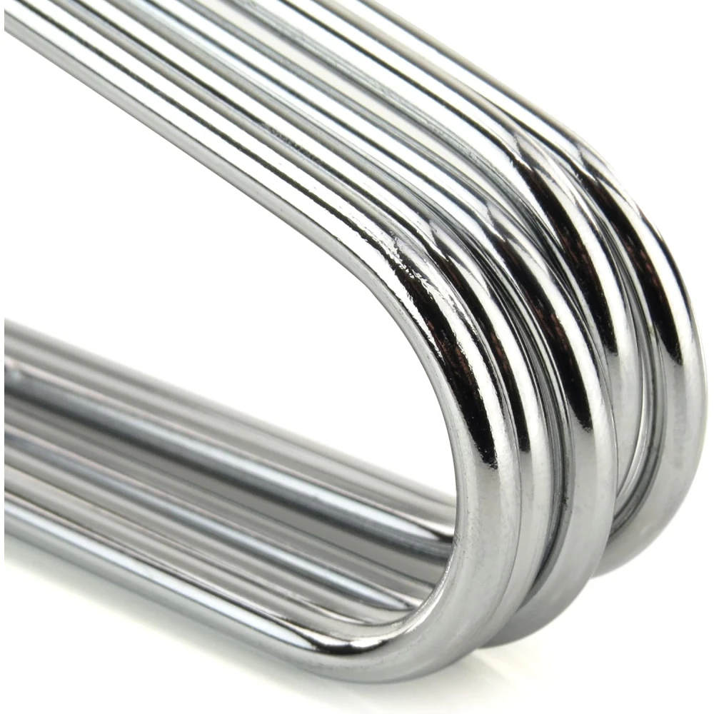 Chrome Captive Clothes Hangers 43cm - 52002