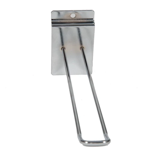 Chrome Euro Arm (6 Inch) Slatwall 35013