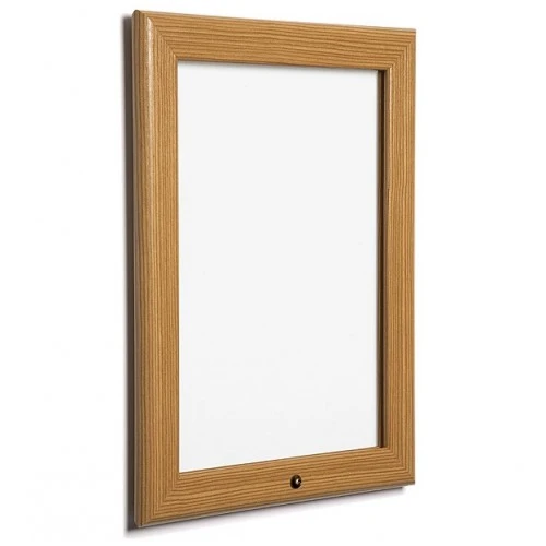 Pine (Woodgrain) Colour Lockable Frame A4 (32mm) - 91025