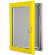 Colour Secure Lockable Pin Boards