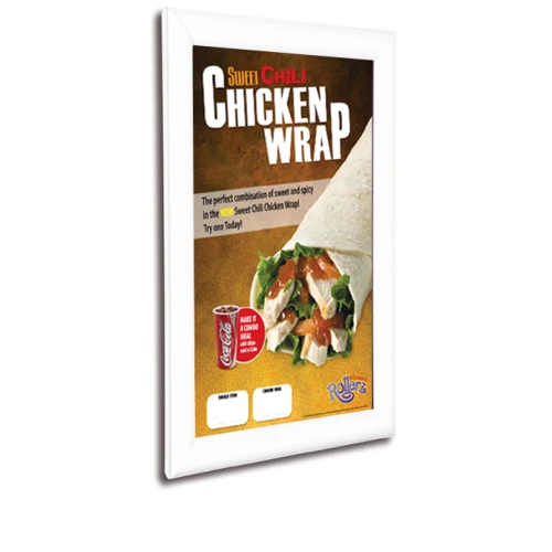 White (RAL 9010) Poster Snap Frame A3 Mitred (25mm) - 99002