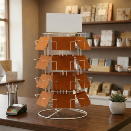 Counter Standing Postcard 6x4 Spinner - 6 Sided 16005