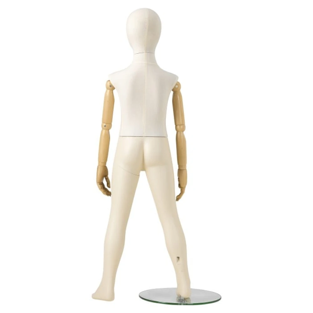 Cream Articulated Childrens Mannequin - 72317