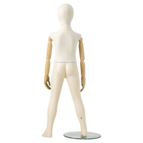 Cream Articulated Childrens Mannequin - 72317