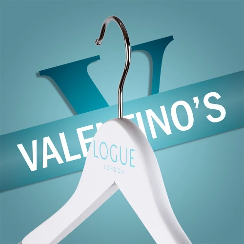 Custom Wood Coat Hangers - Logue London