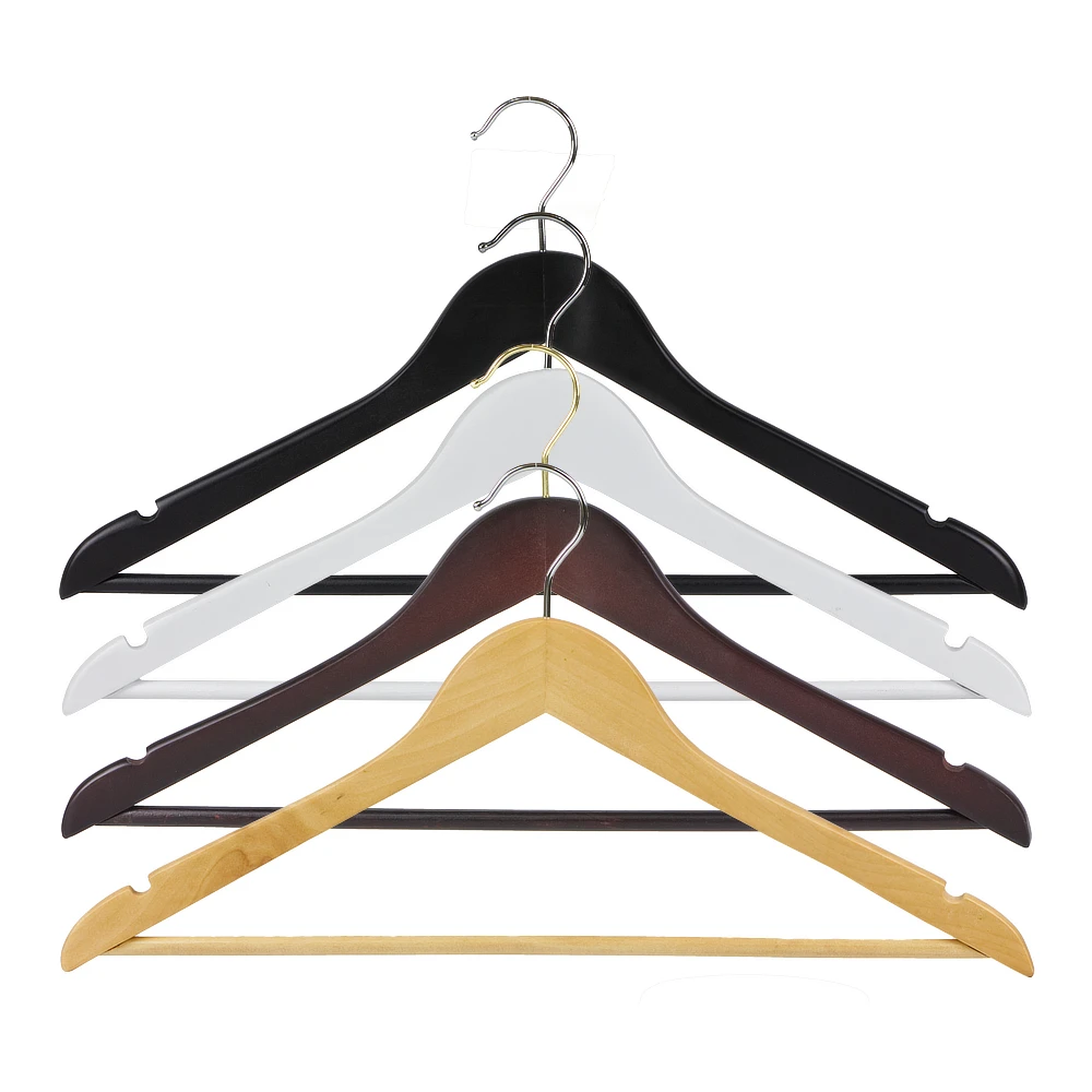 Dark Wooden Hanger for Suits