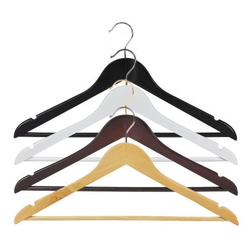 Dark Wooden Hanger for Suits