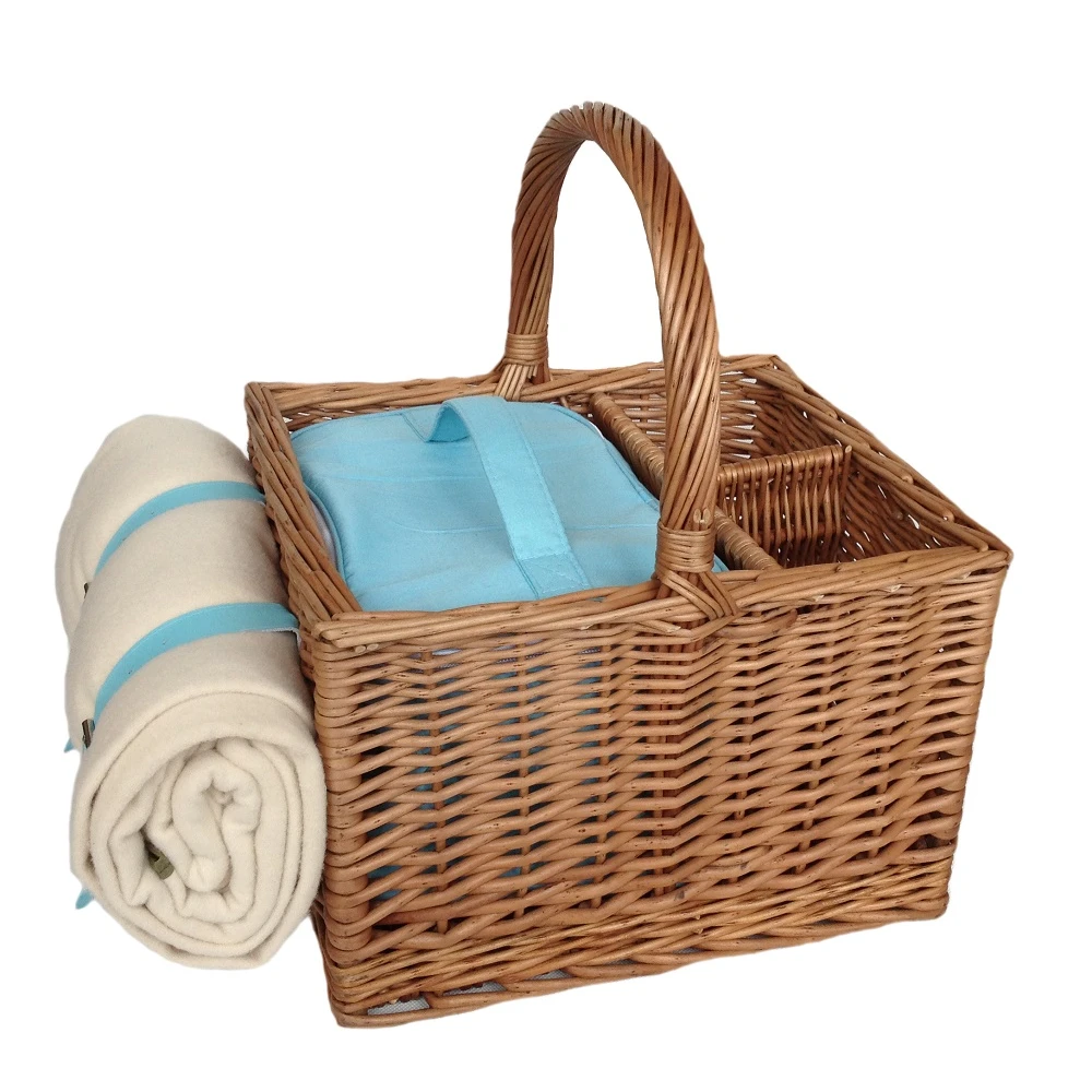 Deluxe 2 Bottle Picnic Basket 95349