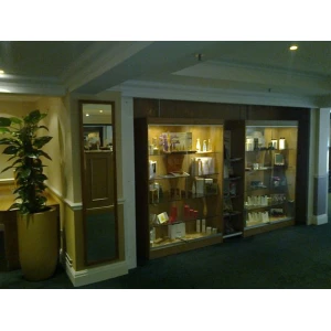 Light Oak Floor Standing Showcases With Partioning - Marriott Hotel