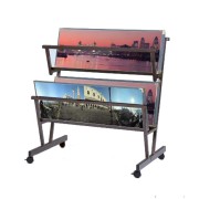 Double Panoramic Poster Browser Display Stand