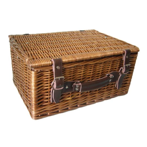 Double Steamed 16 Inch Willow Hand Crafted Storage Hamper 95211