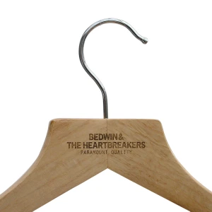 Laser Engraved Wooden Coat Hangers - Bedwin and The Heartbreakers