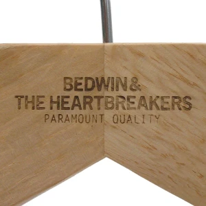 Laser Engraved Wooden Coat Hangers - Bedwin and The Heartbreakers