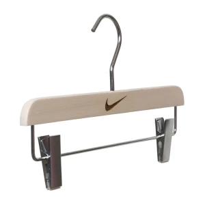 Laser Engraved Wooden Hangers Branded With Logo and Resprayed - Nike