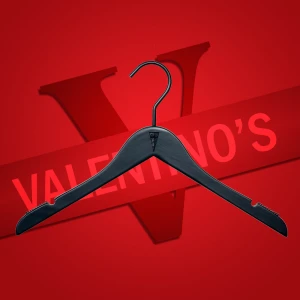 Laser Engraved Wooden Hangers Branded With Logo and Resprayed - Nike