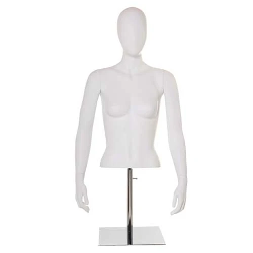 Female Abstract Head Fibre Glass Torso With Stand 77010