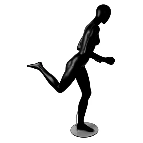 Female Black Athletic Runner Mannequin - 74215