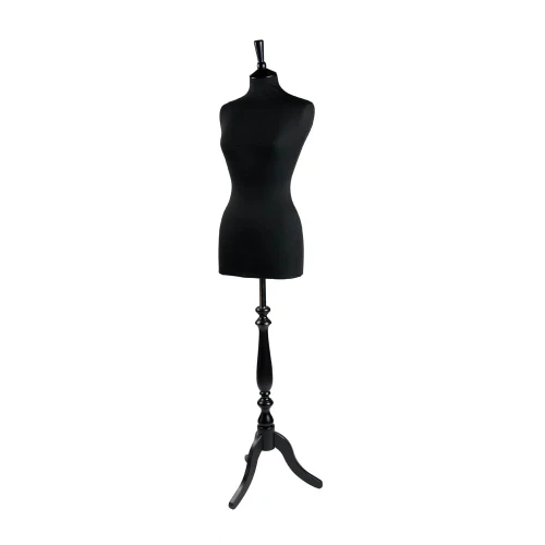 Female Dressmakers Mannequin Black Jersey 36 Inch Bust 75204