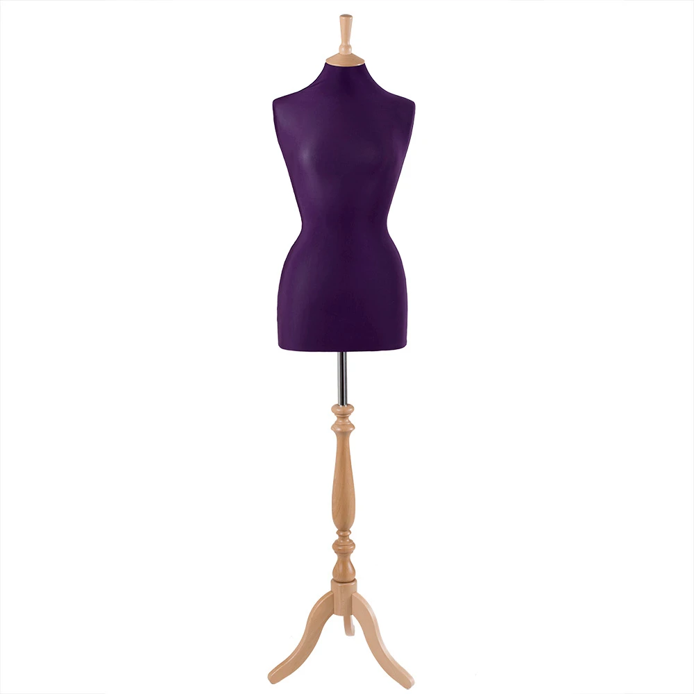 Female Dressmakers Mannequin Purple Jersey 36 Inch Bust 75404