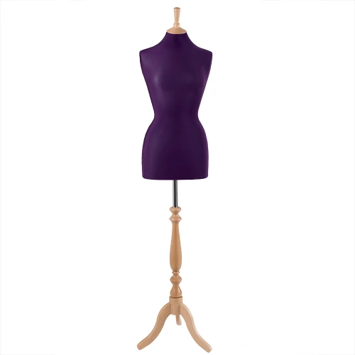 Female Dressmakers Mannequin Purple Jersey 36 Inch Bust 75404