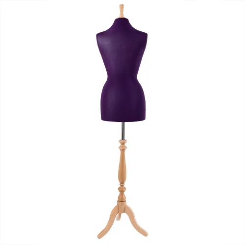 Female Dressmakers Mannequin Purple Jersey 36 Inch Bust 75404