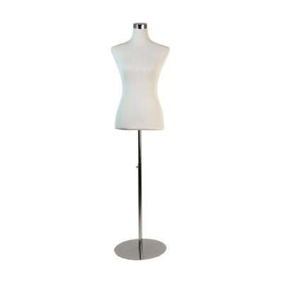 Female Dressmakers Mannequins With Chrome Stands