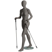 Female Grey Active Sports Mannequins