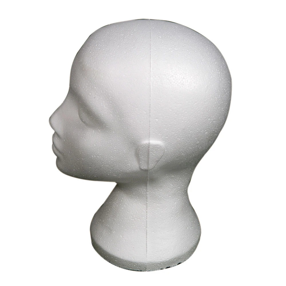 Female White Budget Polystyrene Head 77303