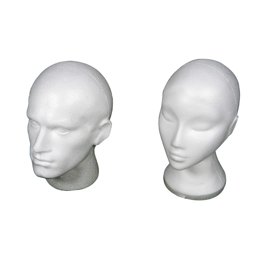 Female White Budget Polystyrene Head 77303