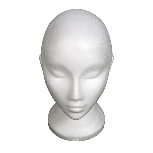 Female White Budget Polystyrene Head 77303