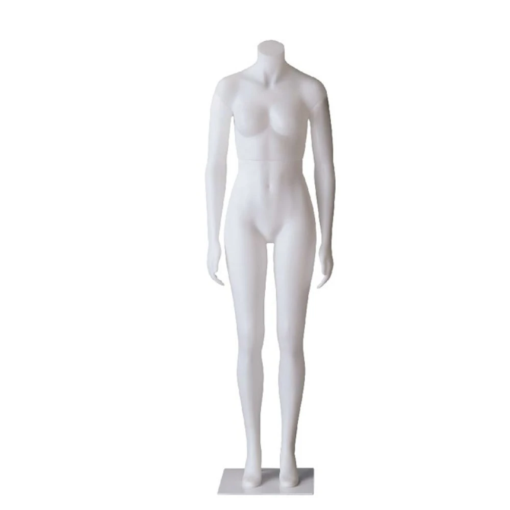 Female White/Opal Headless PE Mannequin 71700