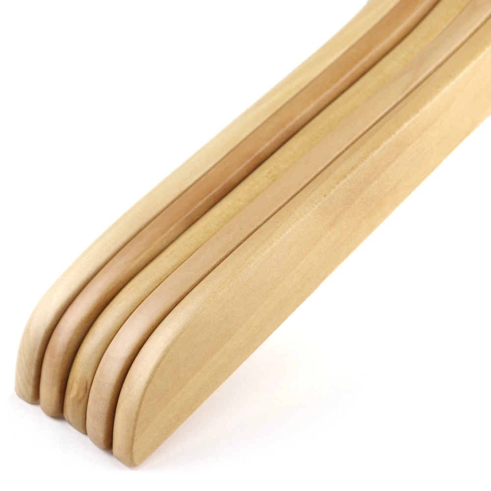 Flat Wooden Blouse & Shirt Clothes Hangers 44cm (Box of 100) - 51051