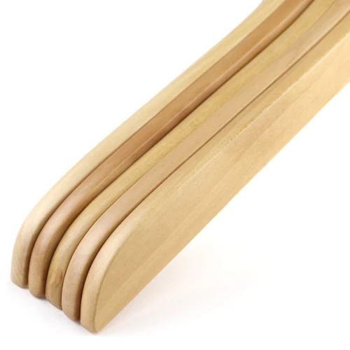 Flat Wooden Blouse & Shirt Clothes Hangers 44cm (Box of 100) - 51051