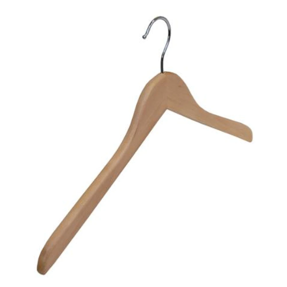 Flat Wooden Blouse & Shirt Clothes Hangers 44cm (Box of 100) 51051