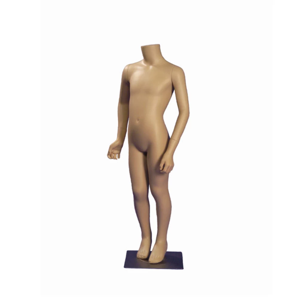 Flesh Tone - Arms by Side - Headless Child Mannequin 10 Yrs  72305