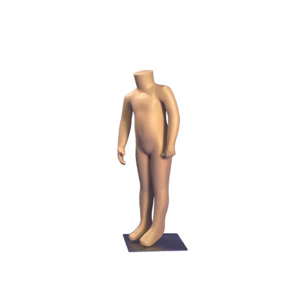 Flesh Tone - Arms by Side - Headless Child Mannequin 6 Yrs  72303