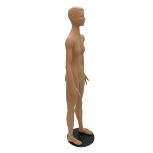 Flesh Colour Female Flexible, Bendy Mannequin With Facial Features
