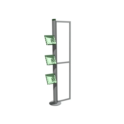 Free Standing Modular Literature Display Stand - 2100mm (H) x 700mm (W) 84215