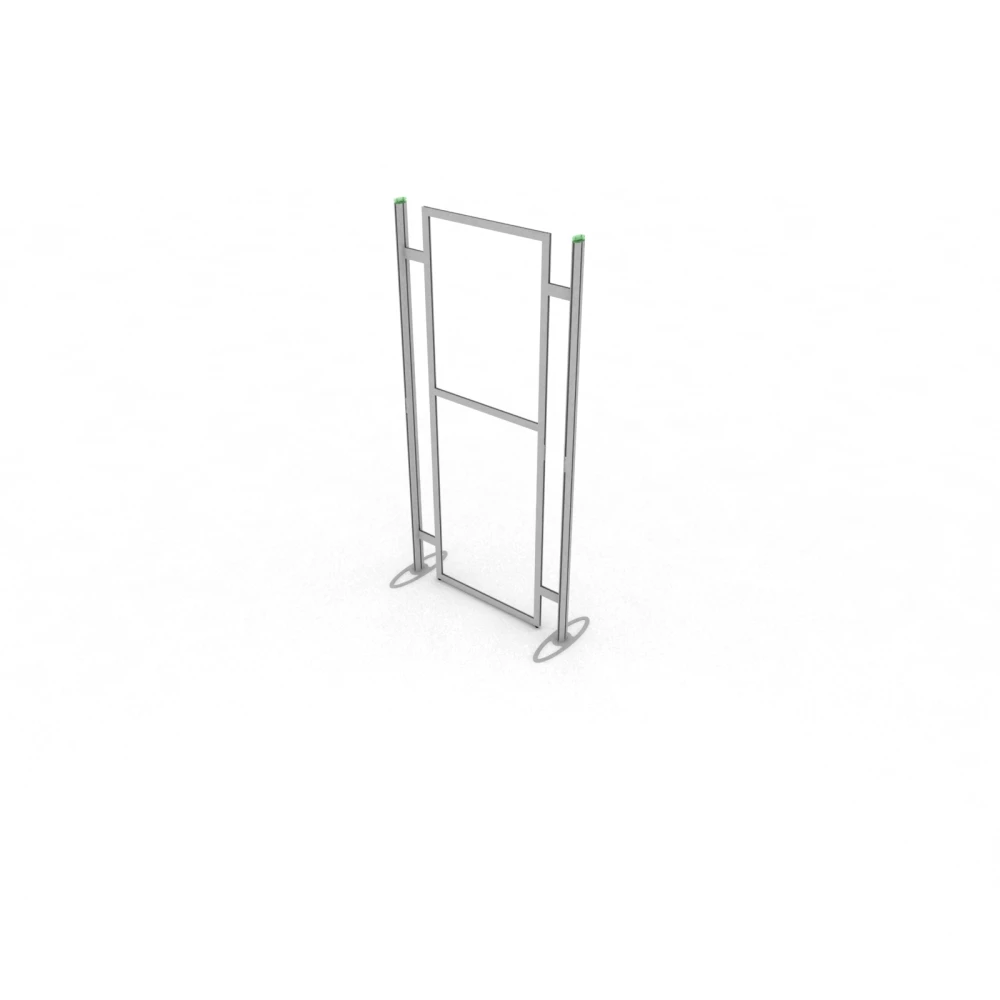 Free Standing Straight Modular Display Stand - 2000mm (H) x 1100mm (W) 84219