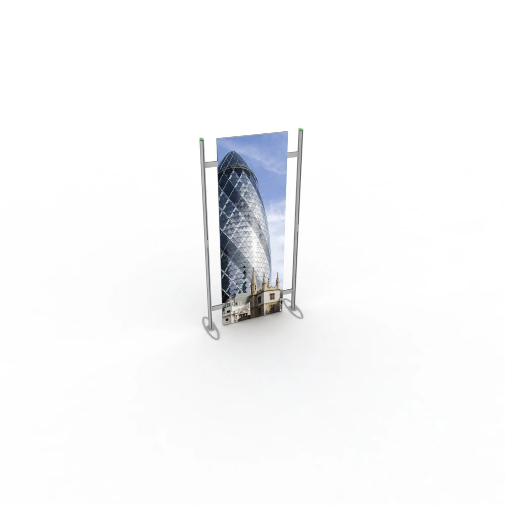 Free Standing Straight Modular Display Stand - 2000mm (H) x 1100mm (W) 84219