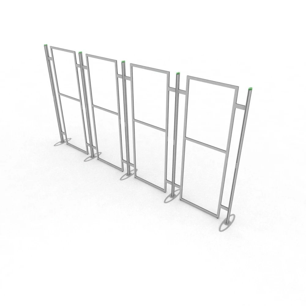 Free Standing Straight Modular Display Stand - 2000mm (H) x 4060mm (W) 84221