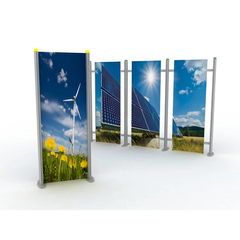 Free Standing Straight Modular Display Stand - 2100mm (H) x 1100mm (W) 84216