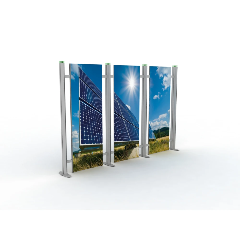 Free Standing Straight Modular Display Stand - 2100mm (H) x 3200mm (W) 84213