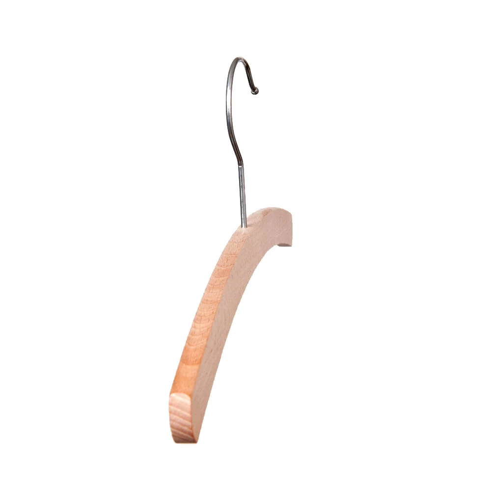 FSC Wooden Baby Hangers with Silver Hook 30cm (Sold Individually) 50011