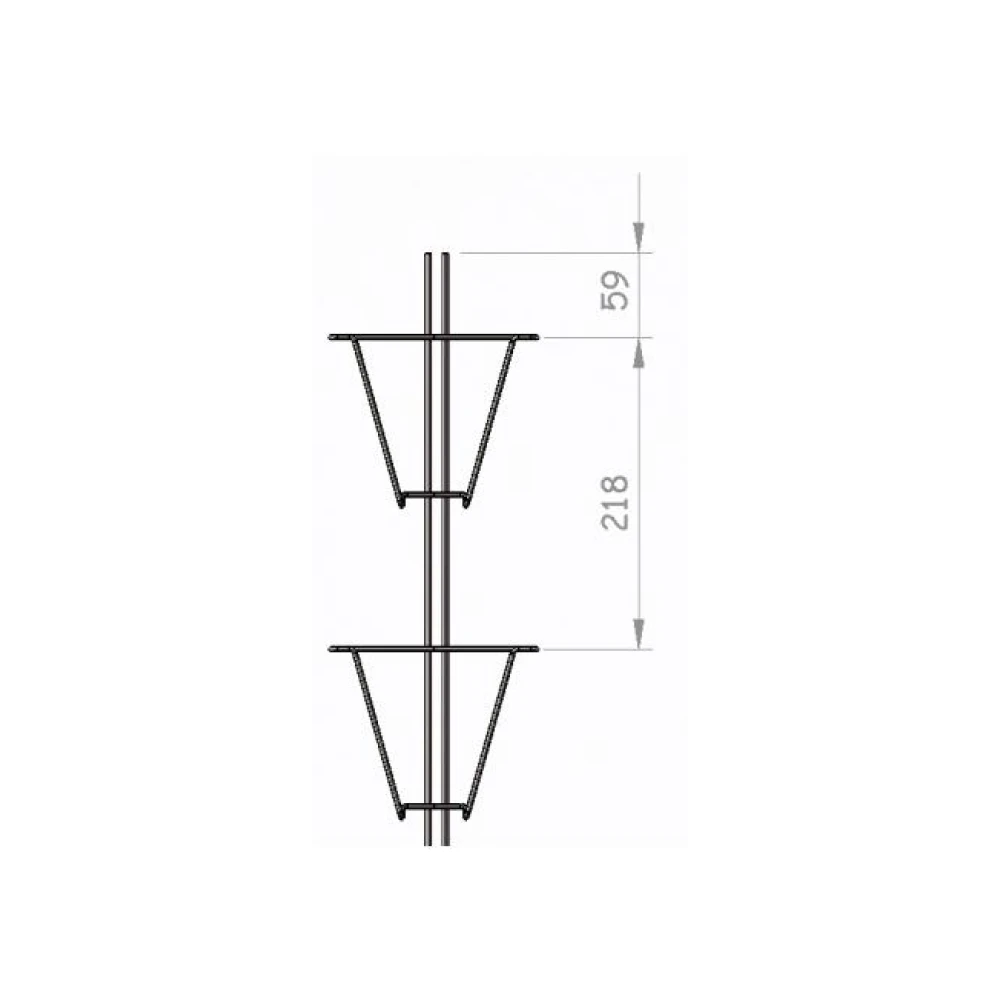 Greeting Card 7x5 Spinner 36 Pockets Display Stand 15001