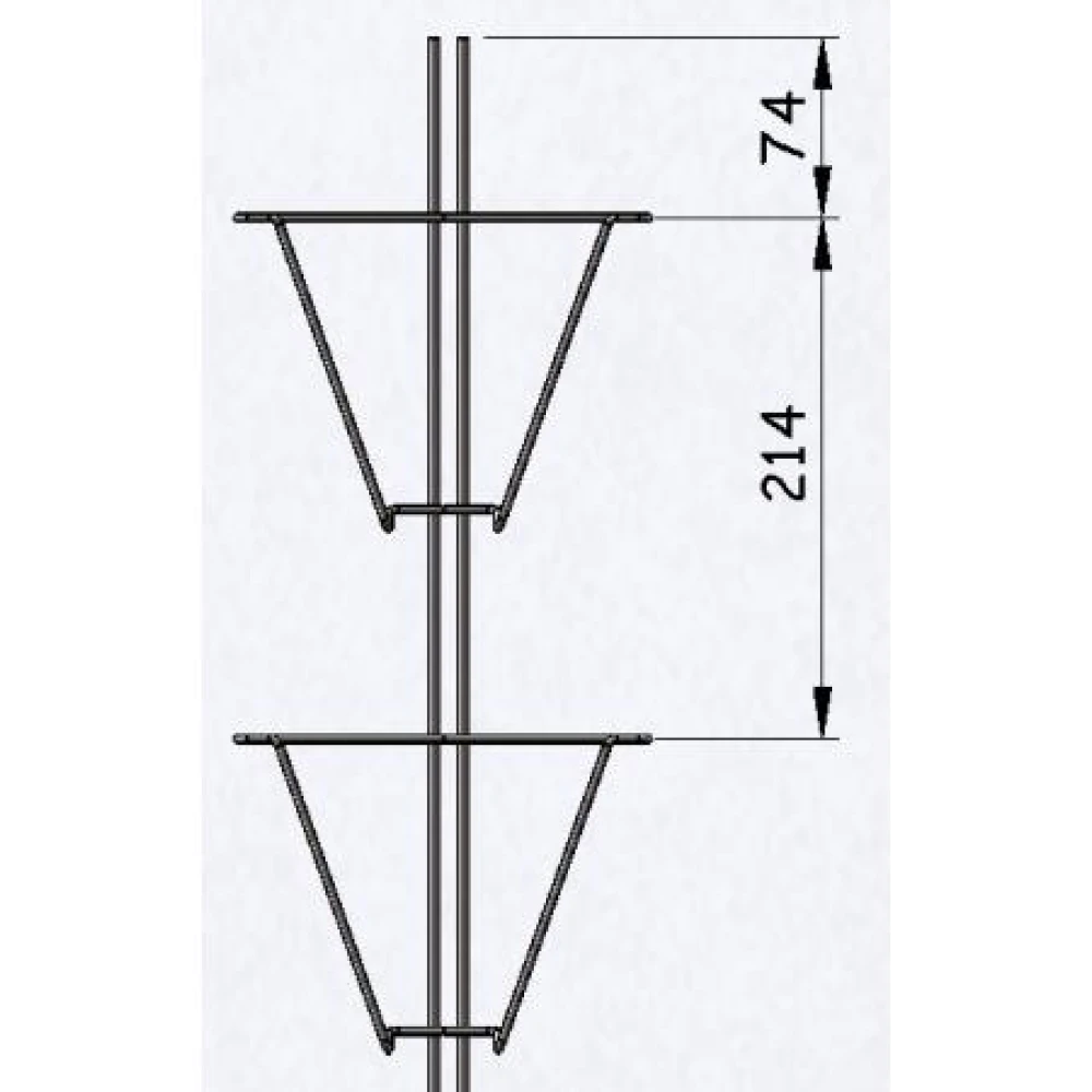 Greeting Card 8x6 Spinner 24 Pockets Display Stand 15020