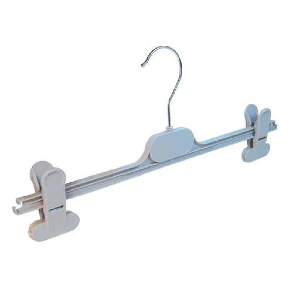 Grey Plastic Skirt Clip Hanger 36cm (Box of 325) 51096