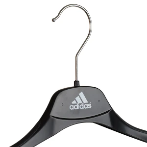 Black Plastic Sportswear Hangers Branded With White Print Adidas Logo - West Ham FC