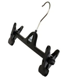 Black Plastic Sportswear Hangers Branded With White Print Adidas Logo - West Ham FC