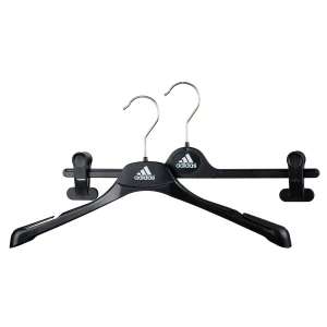 Black Plastic Sportswear Hangers Branded With White Print Adidas Logo - West Ham FC